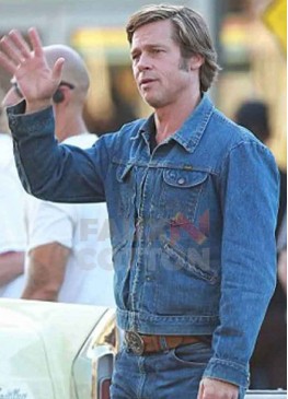 Once Upon A Time In Hollywood Brad Pitt Denim Jacket